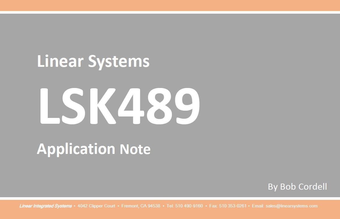 LSK489 App Note